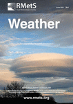 Weather frontpage