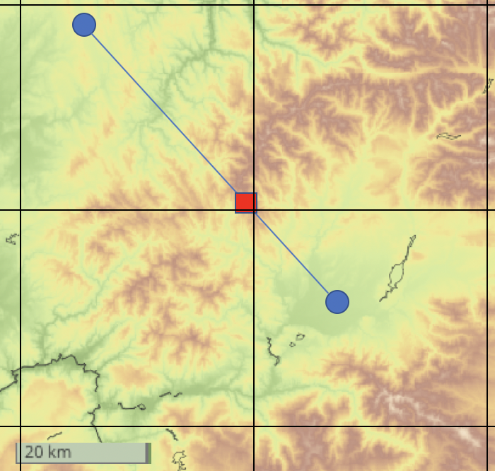 Complex topography can have a profound impact on local meteorology. Small scale features (e.g., orography with scales of approximate 1 kilometer or less may be poorly represented in relatively coarse climate data sets such as reanalysis (typically 30 to 50 kilometer grid boxes).