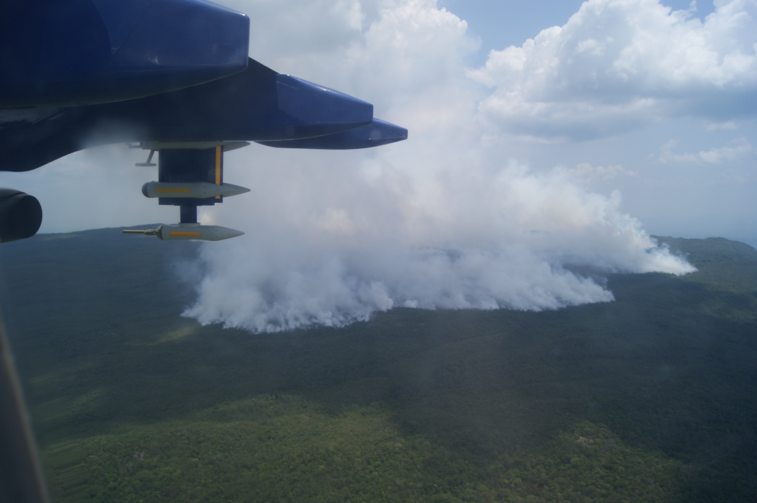 Smoke during SAMBBA, courtesy Will Morgan