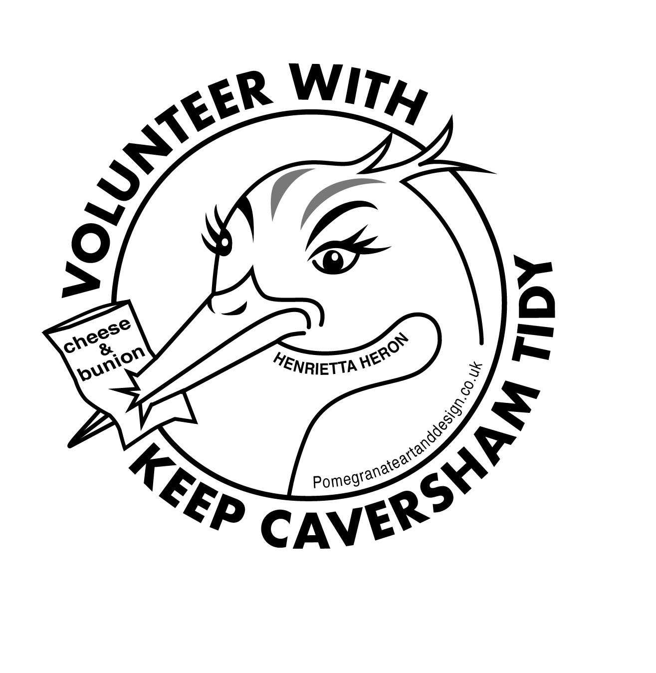 Henrietta Heron Emblem of Keep Caversham Tidy