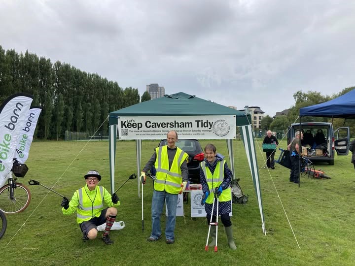 KCT volunteers at Reading Cycling Festival 2025